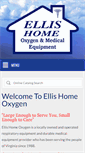 Mobile Screenshot of ellishomeoxygen.com